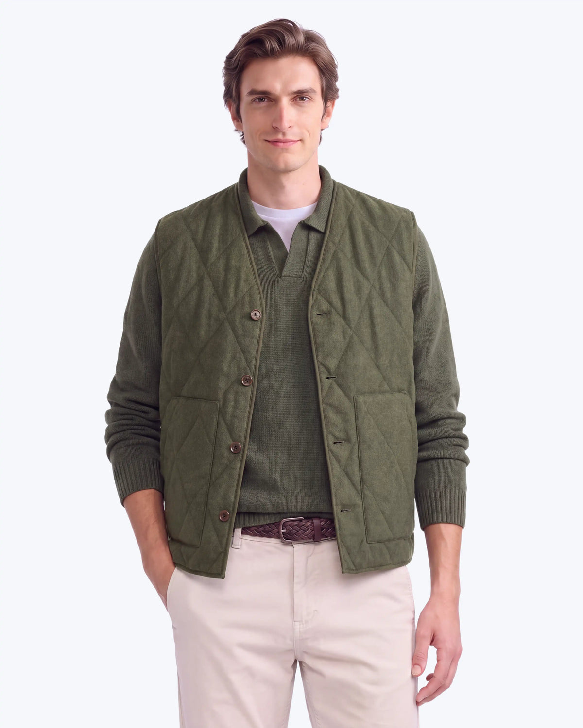 CHALECO ACOLCHADO VERDE HARTFORD