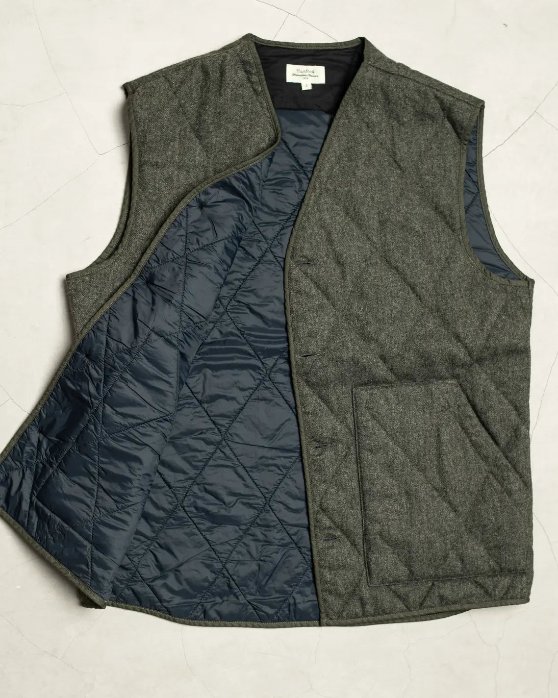 CHALECO ACOLCHADO VERDE HARTFORD
