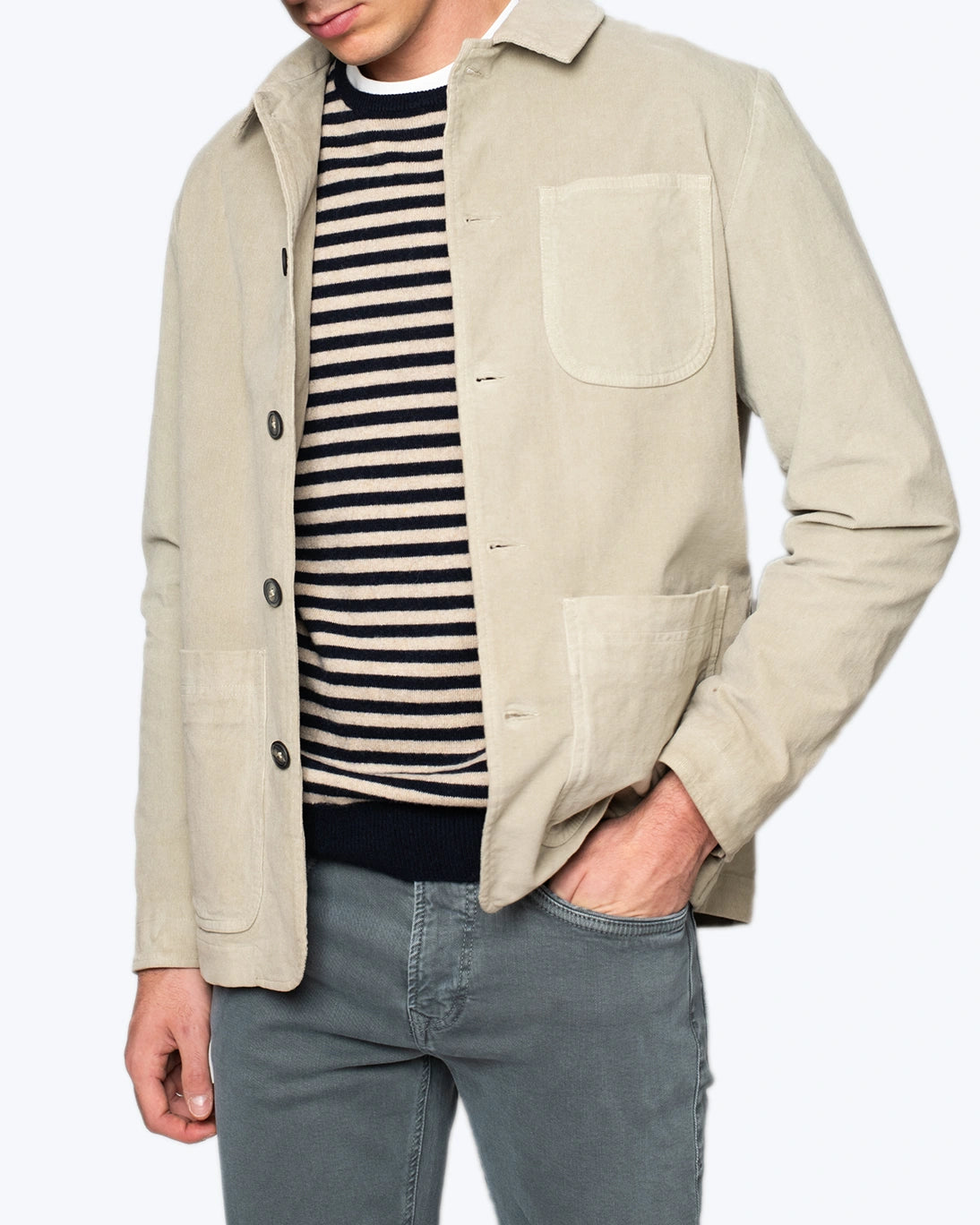 CAZADORA DE PANA BEIGE ALTEA