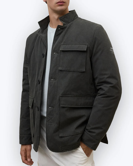 CAZADORA VERDE GRISÁCEA ECOALF