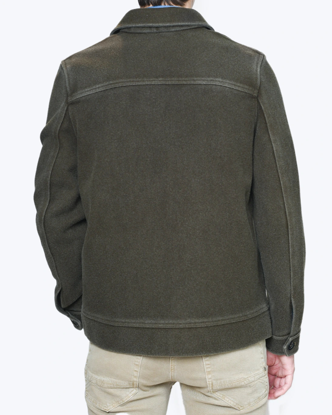 CAZADORA VERDE DE LANA CIRCOLO