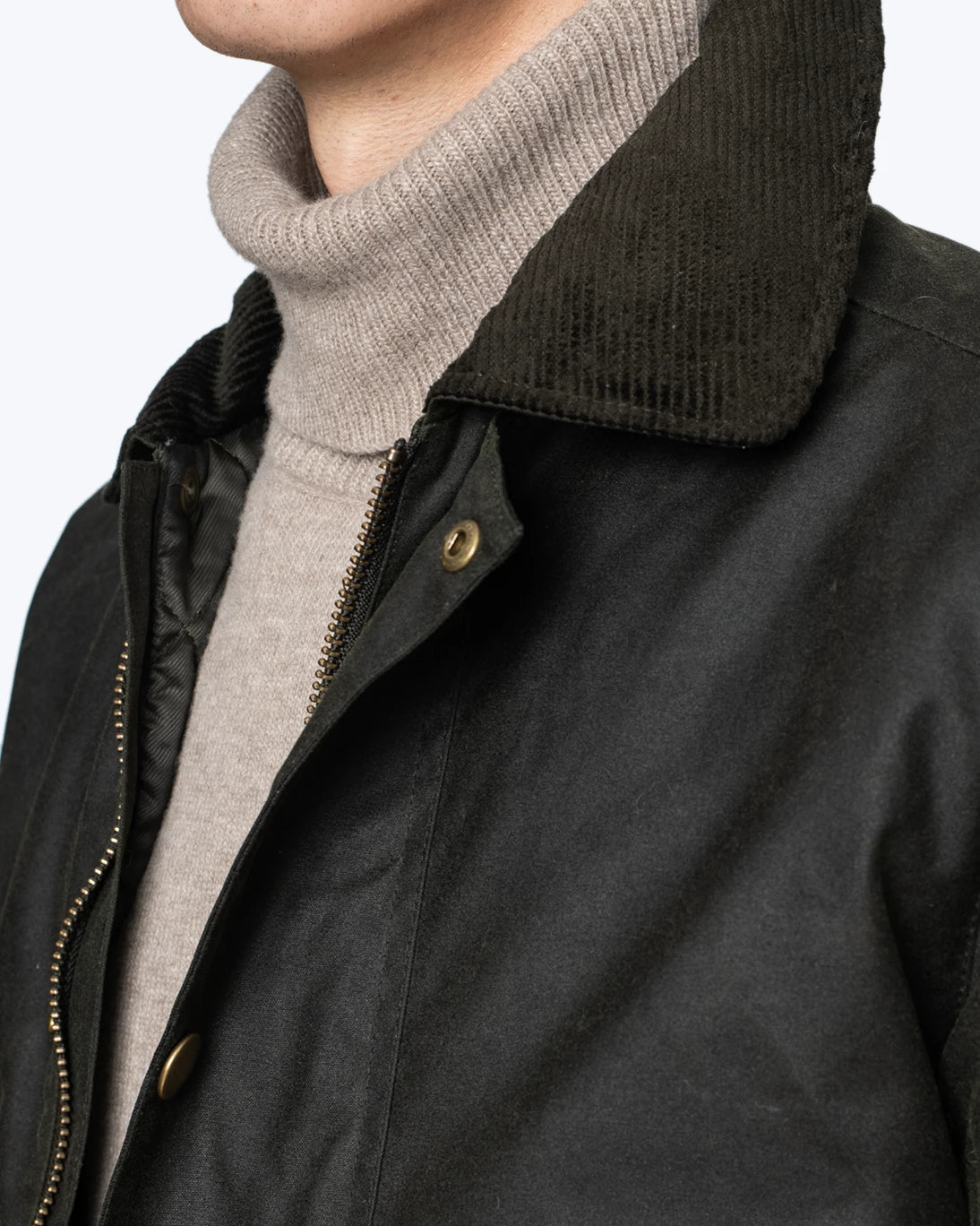 CAZADORA VERDE OSCURO BRIXTOL TEXTILES