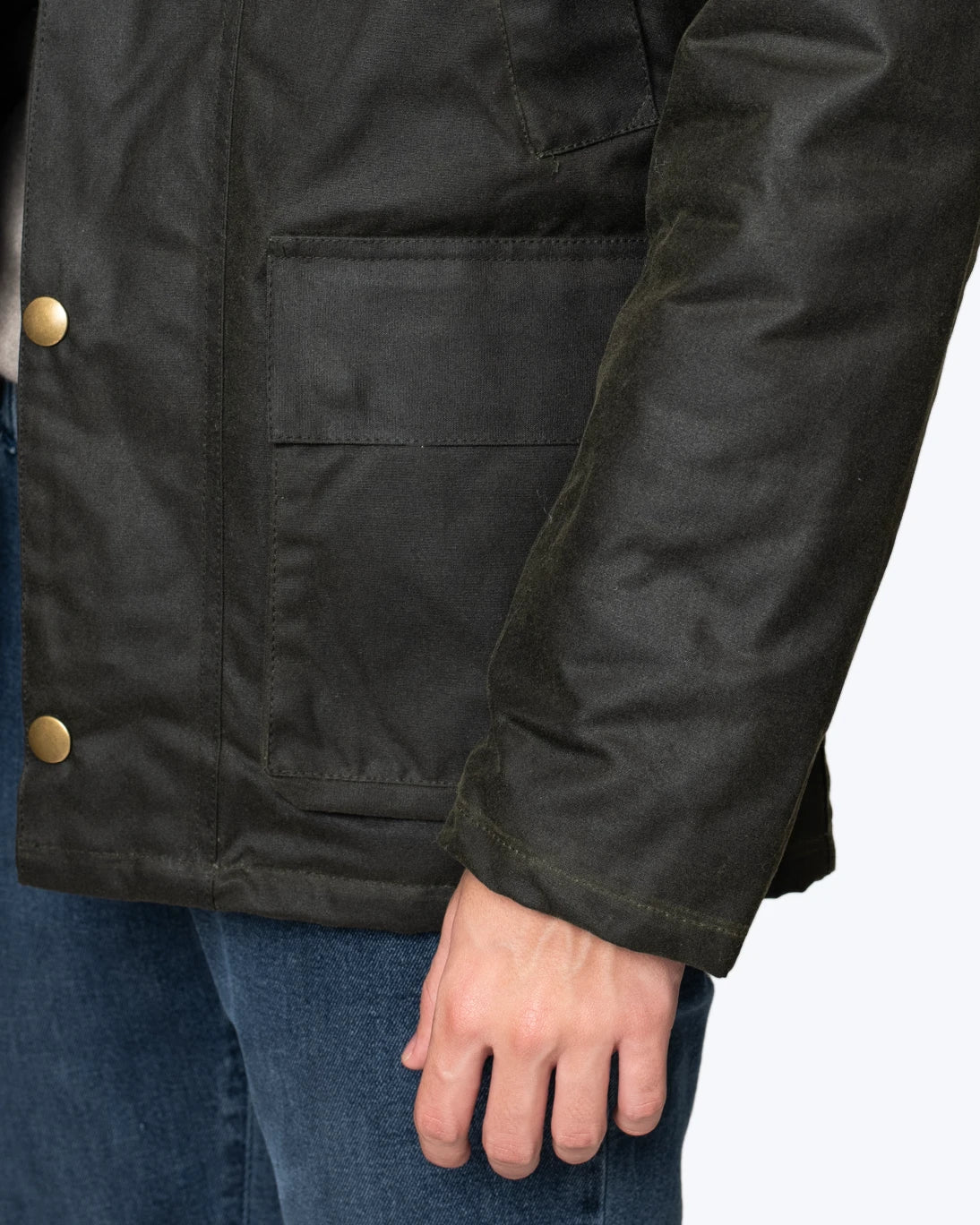 CAZADORA VERDE OSCURO BRIXTOL TEXTILES