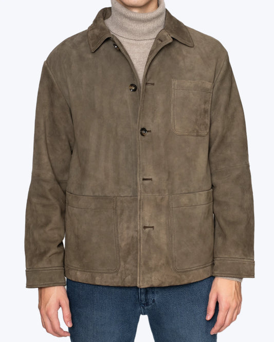 CAZADORA VERDE DE PIEL THE JACK LEATHERS