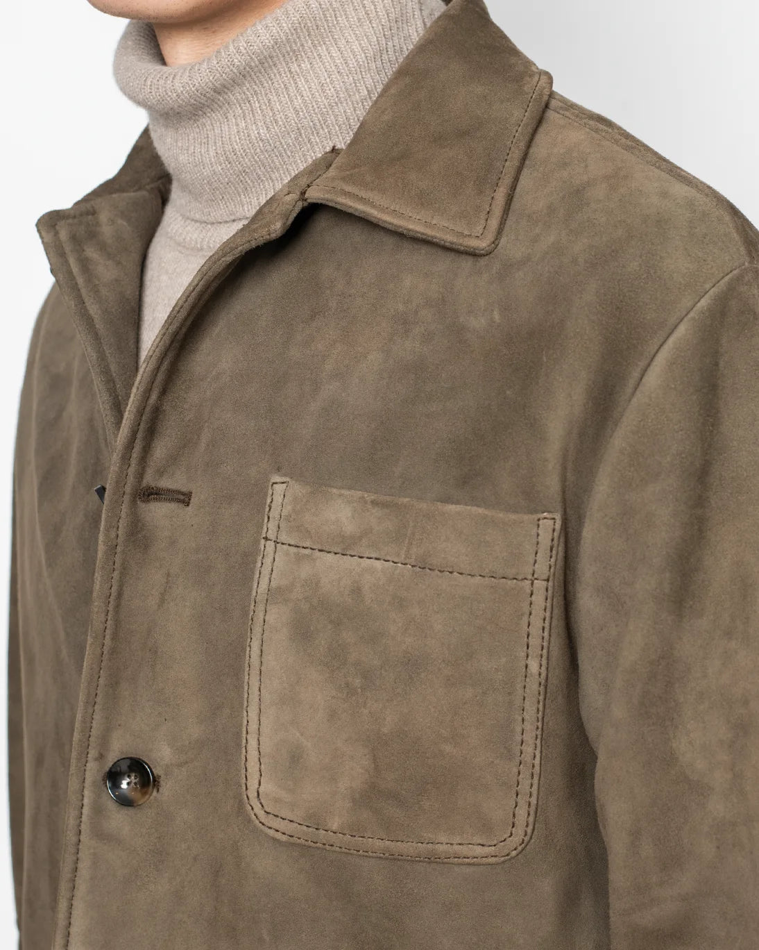 CAZADORA VERDE DE PIEL THE JACK LEATHERS