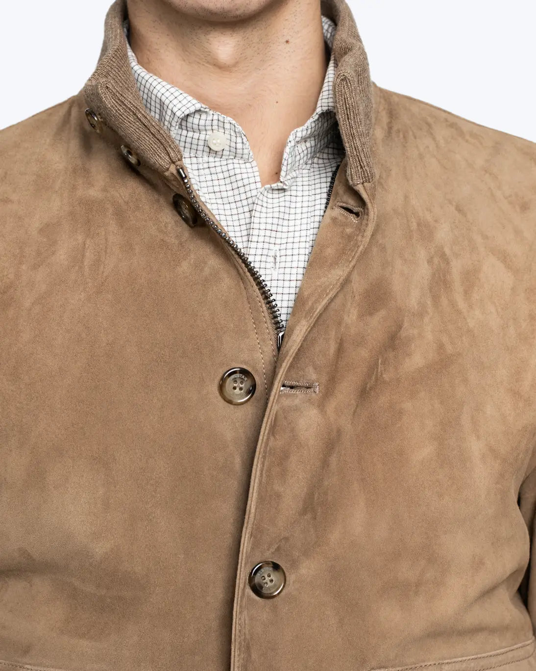 CAZADORA DE ANTE BEIGE VALSTAR