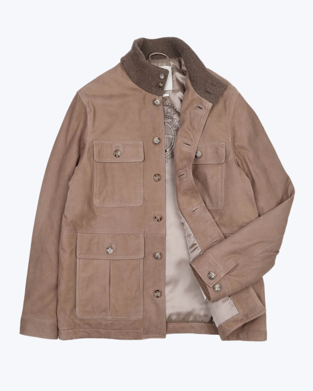 CAZADORA DE ANTE BEIGE VALSTAR