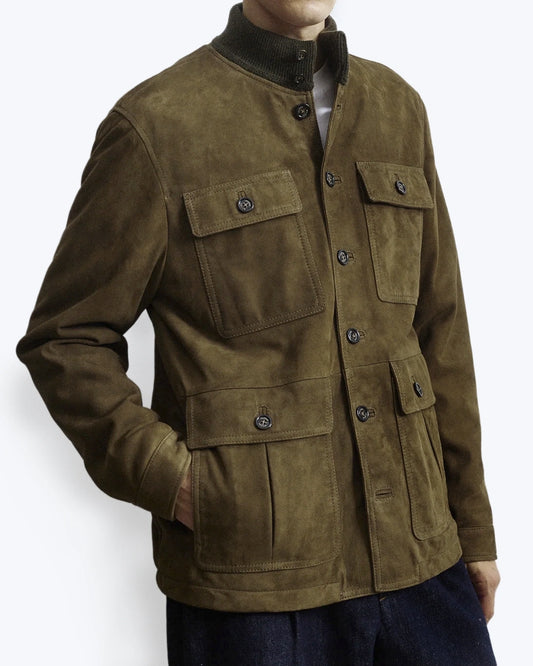 CAZADORA DE ANTE MUSGO VALSTAR