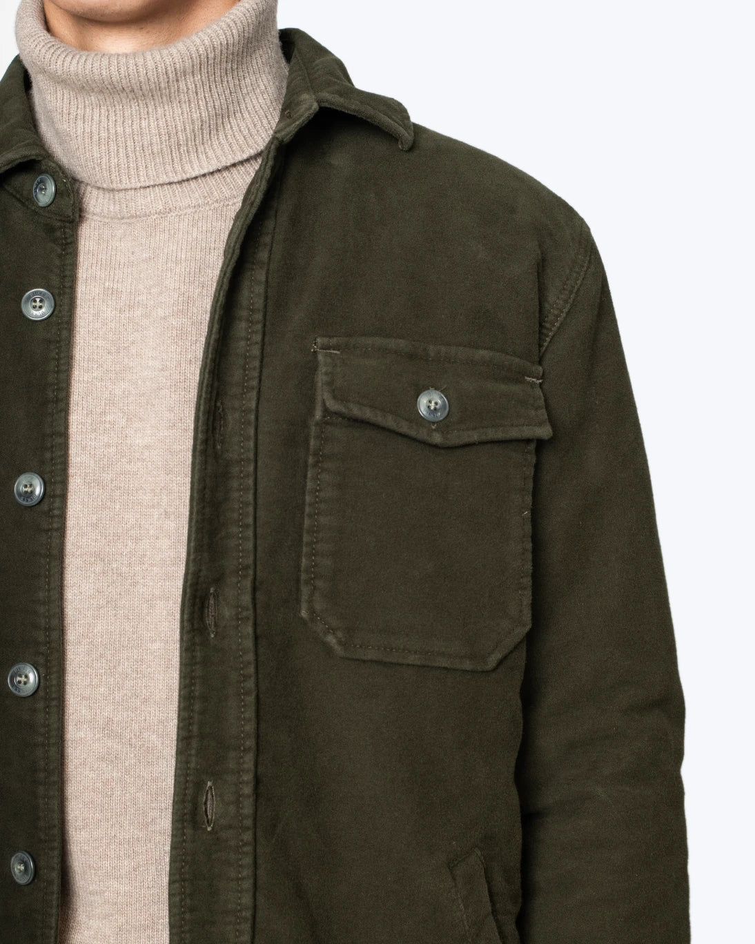 CAZADORA VERDE MOLESKINE BL´KER