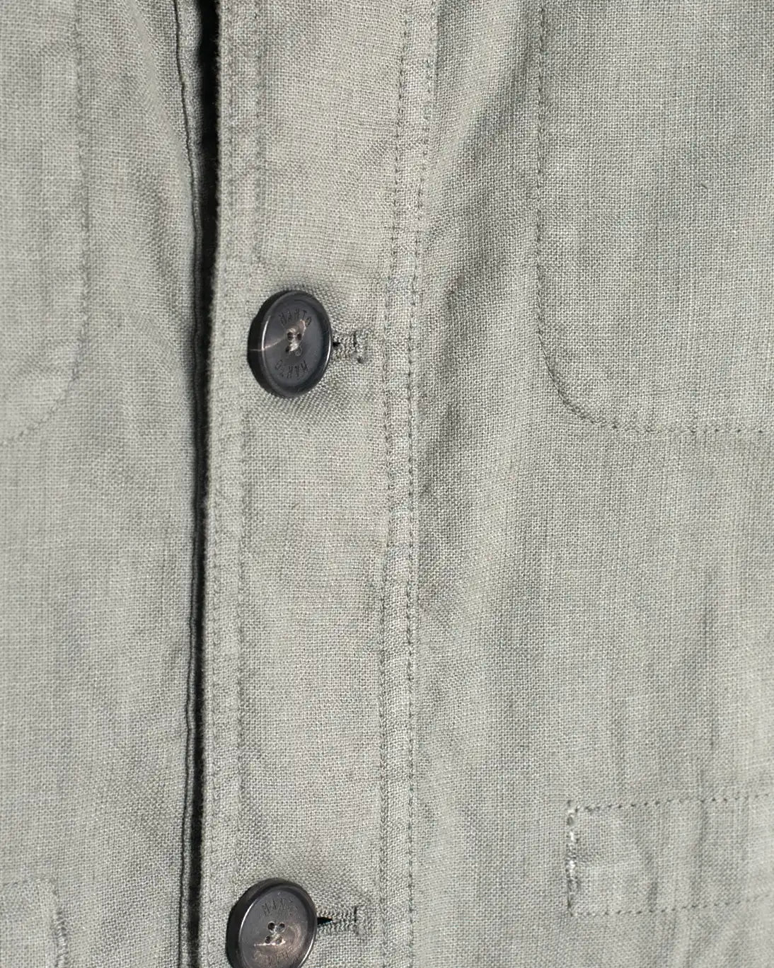 CHAQUETA CON LINO VERDE MANTO