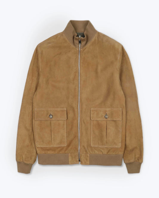 CAZADORA BEIGE DE PIEL REVERSIBLE VALSTAR