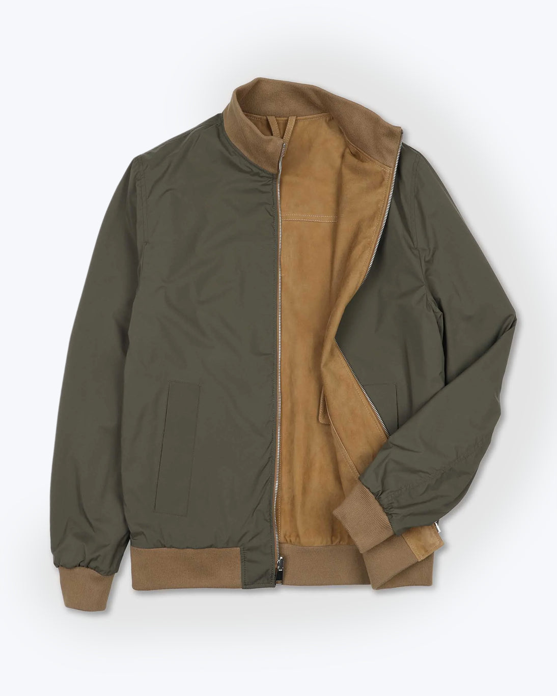 CAZADORA BEIGE DE PIEL REVERSIBLE VALSTAR