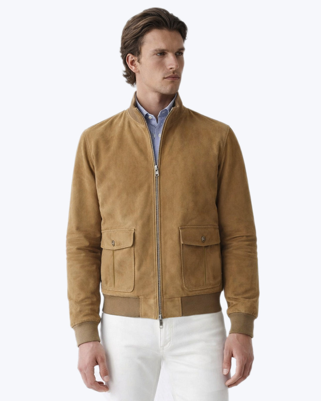 CAZADORA BEIGE DE PIEL REVERSIBLE VALSTAR