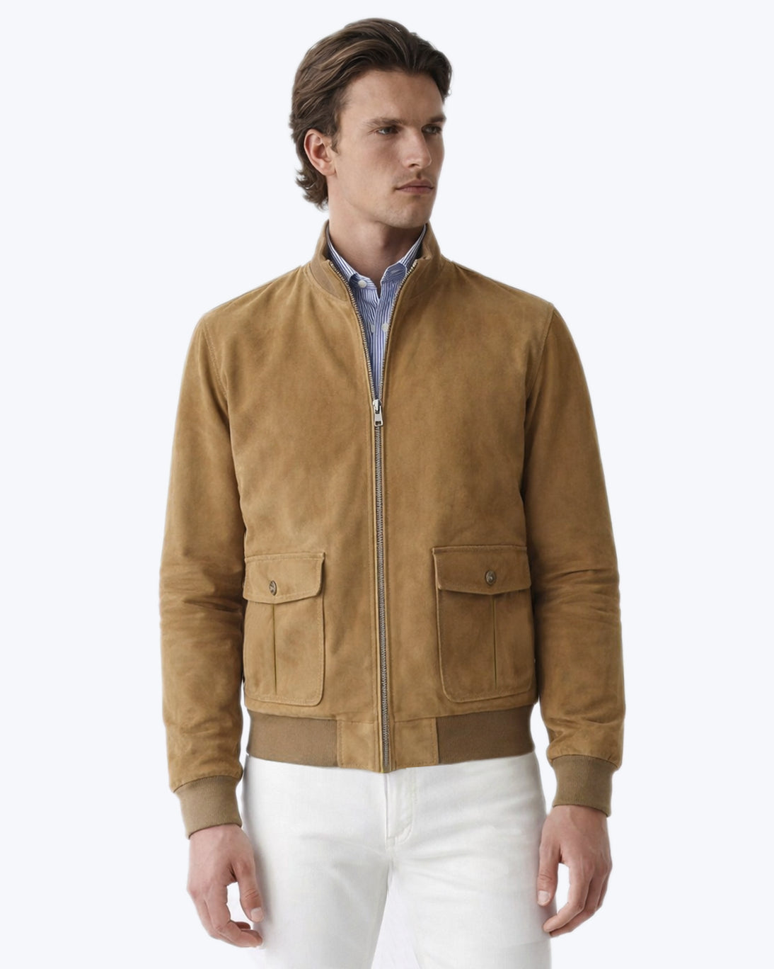 CAZADORA BEIGE DE PIEL REVERSIBLE VALSTAR