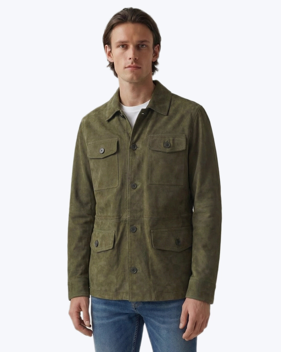 CAZADORA DE PIEL VERDE THE JACK LEATHERS