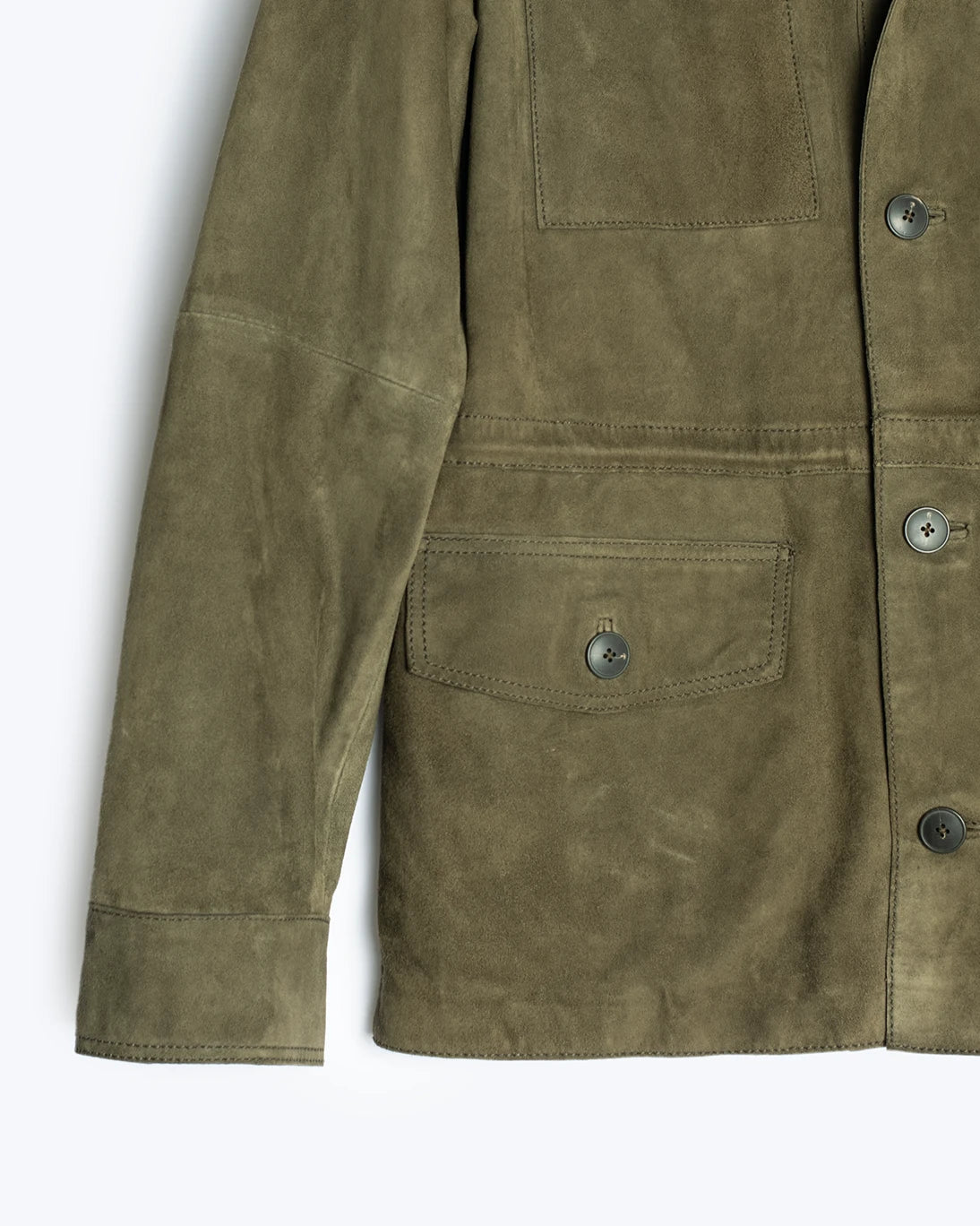 CAZADORA DE PIEL VERDE THE JACK LEATHERS