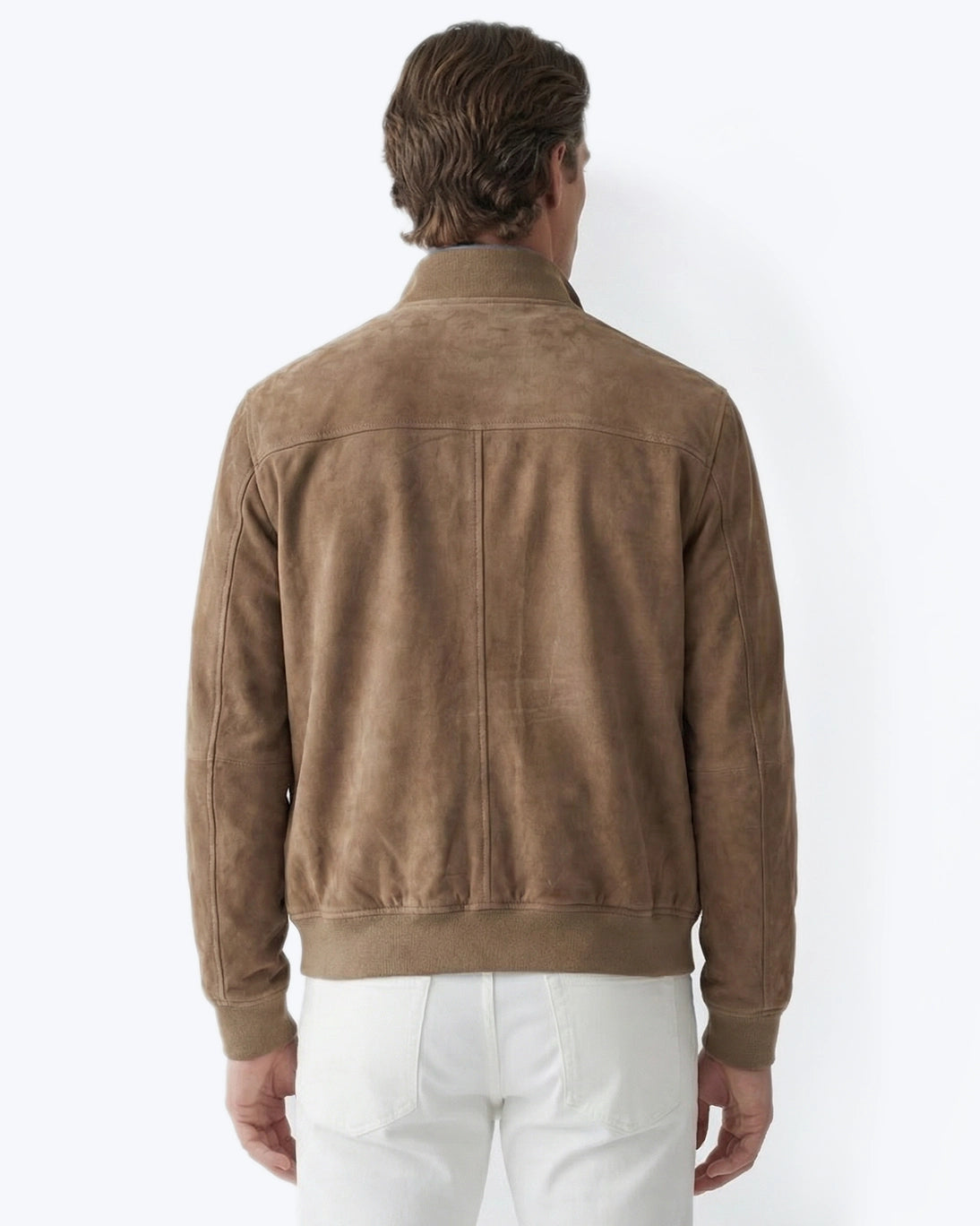 CAZADORA DE PIEL MARRÓN CLARO SEVENTY