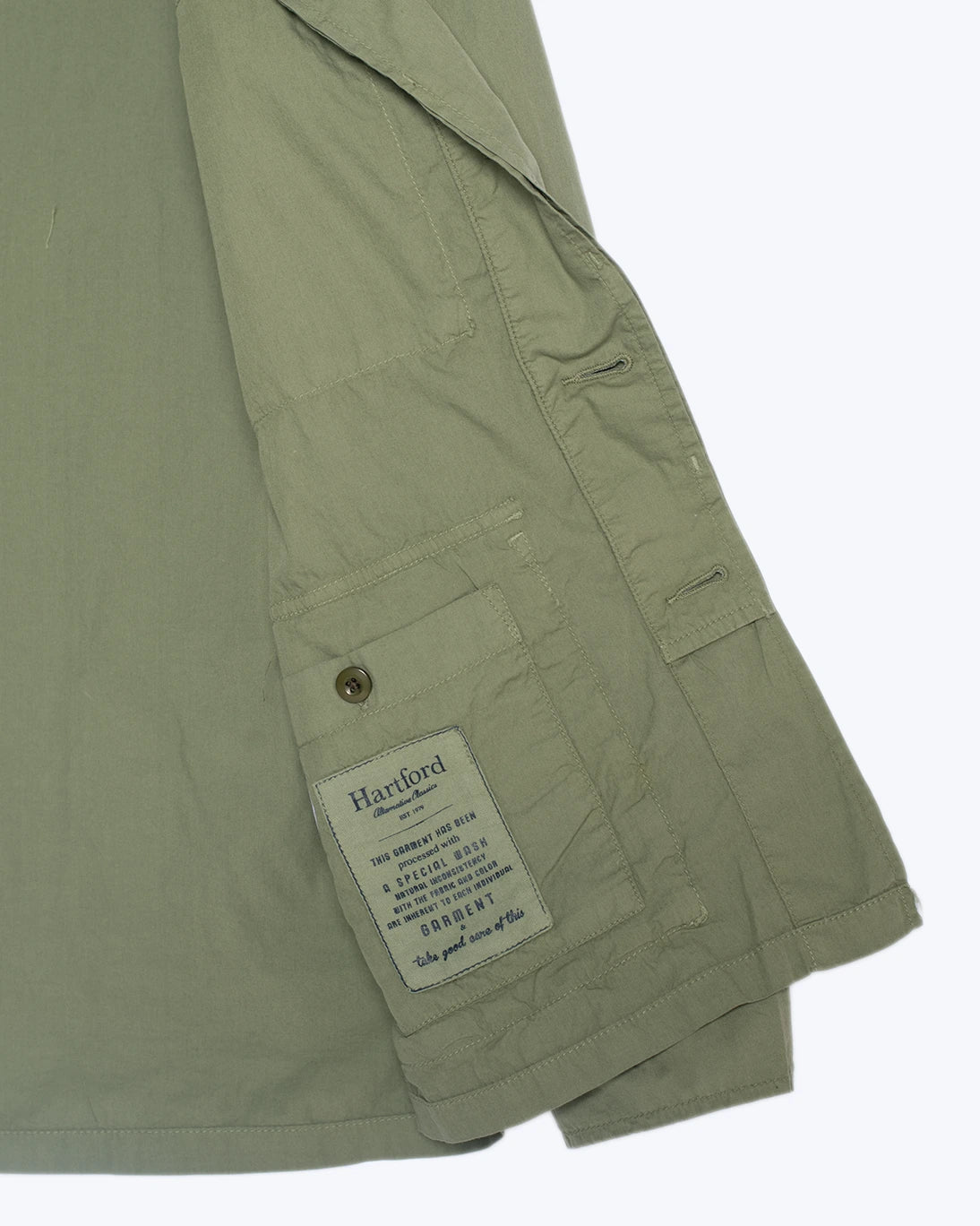 CAZADORA VERDE LIGERA HARTFORD