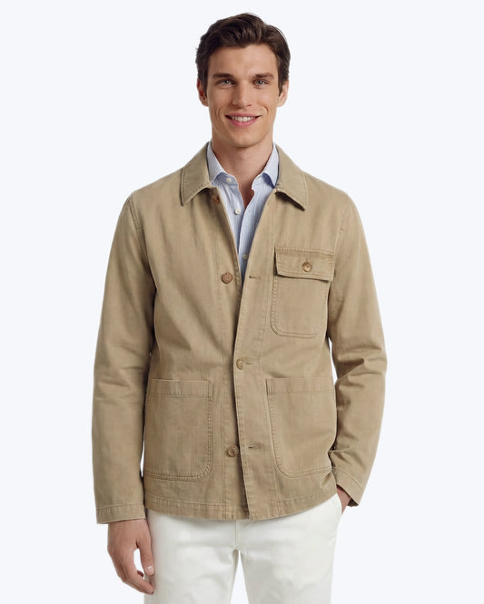 CAZADORA CAMEL DE ALGODÓN SEVENTY