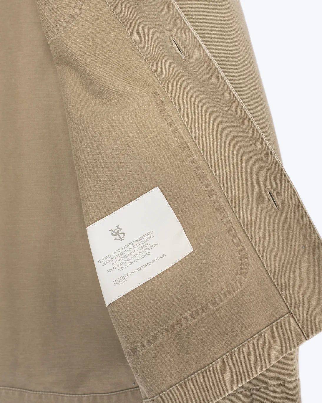 CAZADORA CAMEL DE ALGODÓN SEVENTY