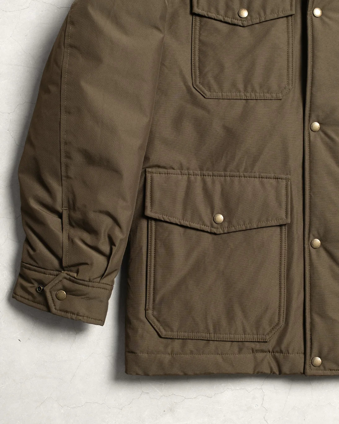 PARKA CON BOLSILLOS WOOLRICH VERDE OSCURO