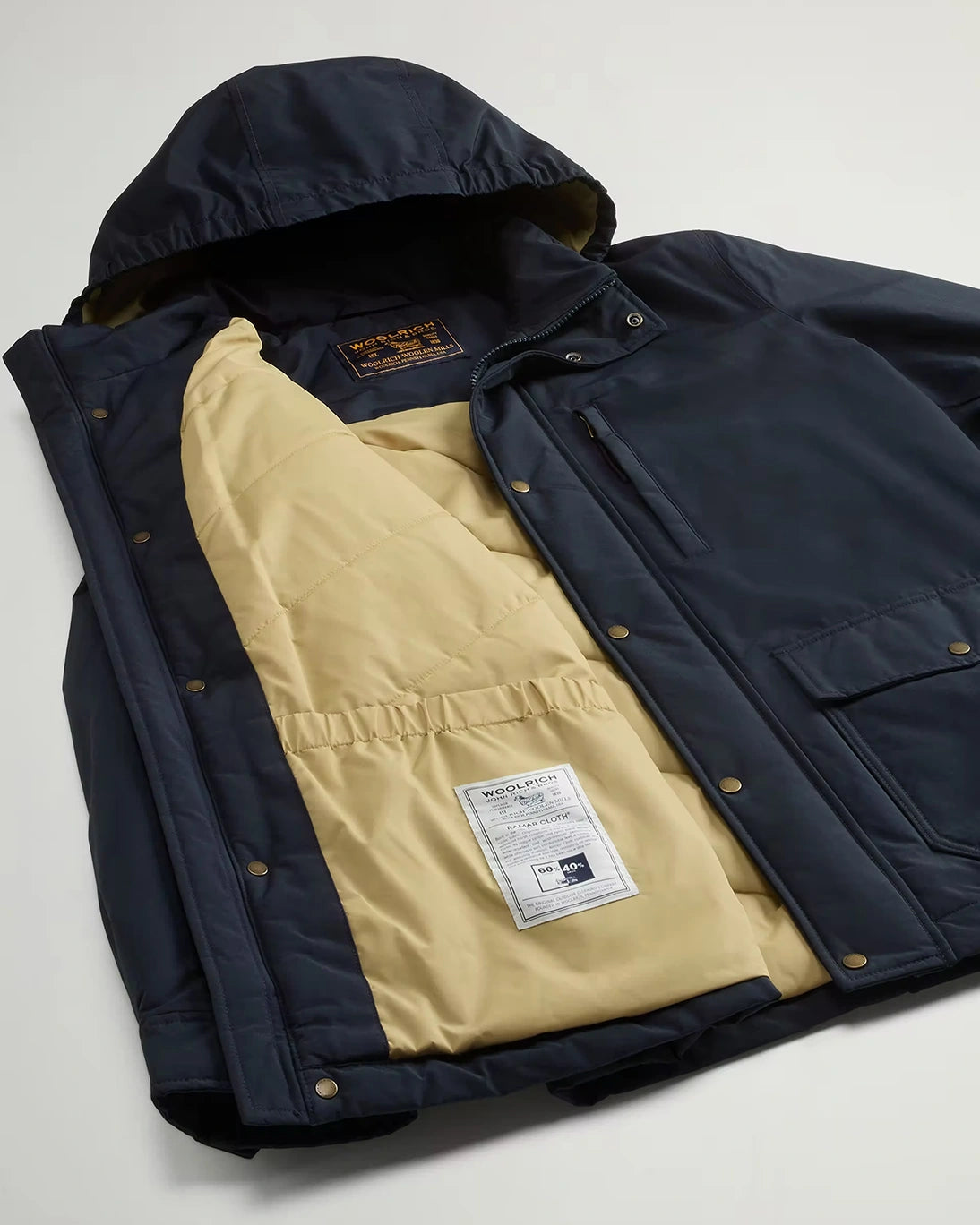 PARKA WOOLRICH AZUL TRES BOLSILLOS