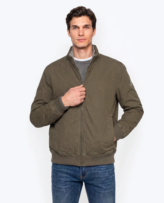 CAZADORA NIZO ECOALF OLIVA