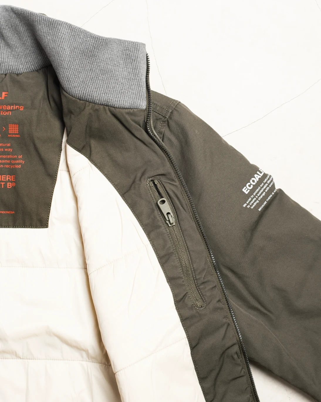 CAZADORA NIZO ECOALF OLIVA