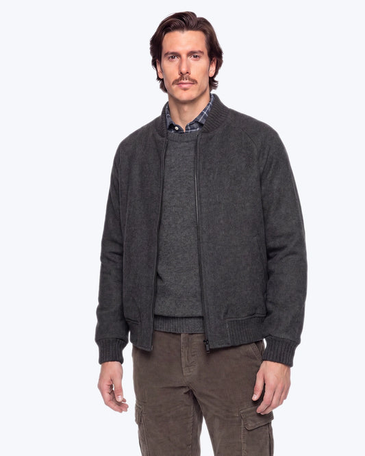 BOMBER DE LANA GRIS CIRCOLO 1901