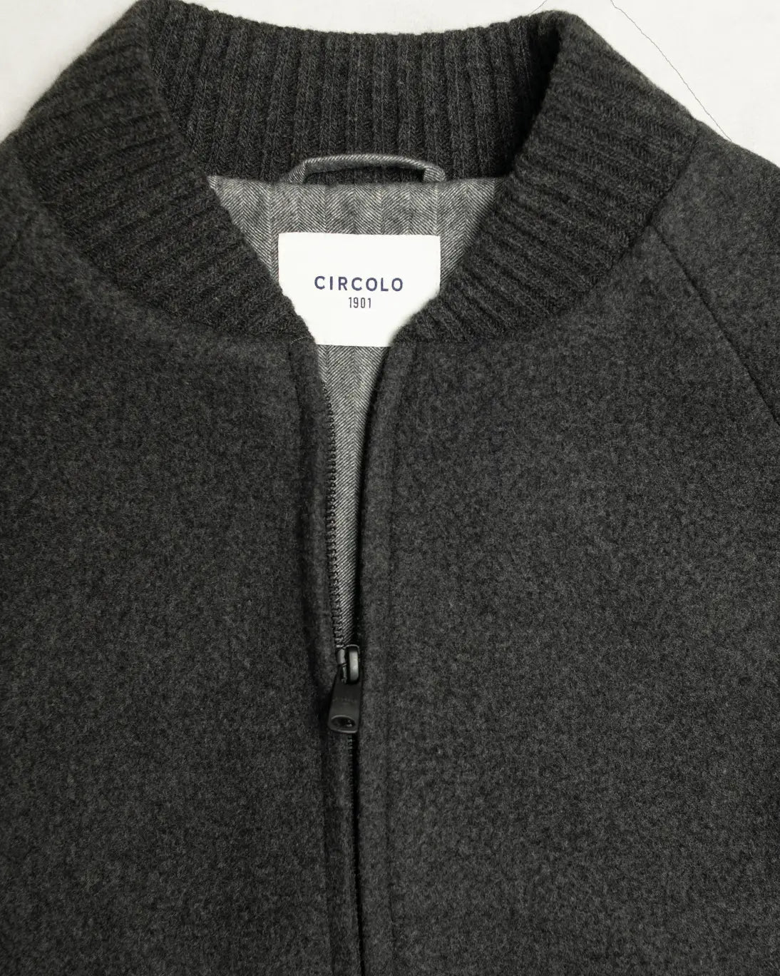 BOMBER DE LANA GRIS CIRCOLO 1901