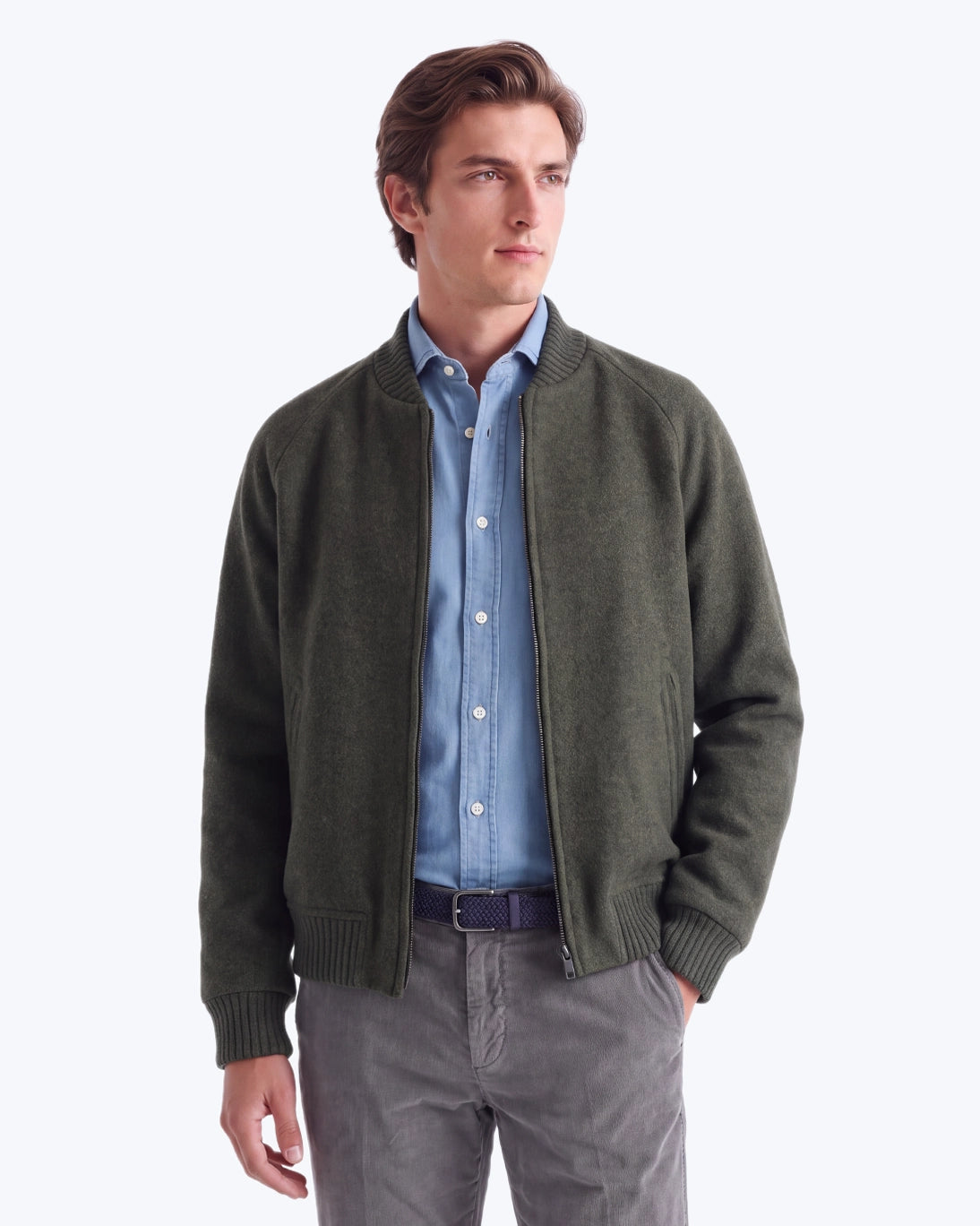 BOMBER VERDE OSCURO CIRCOLO
