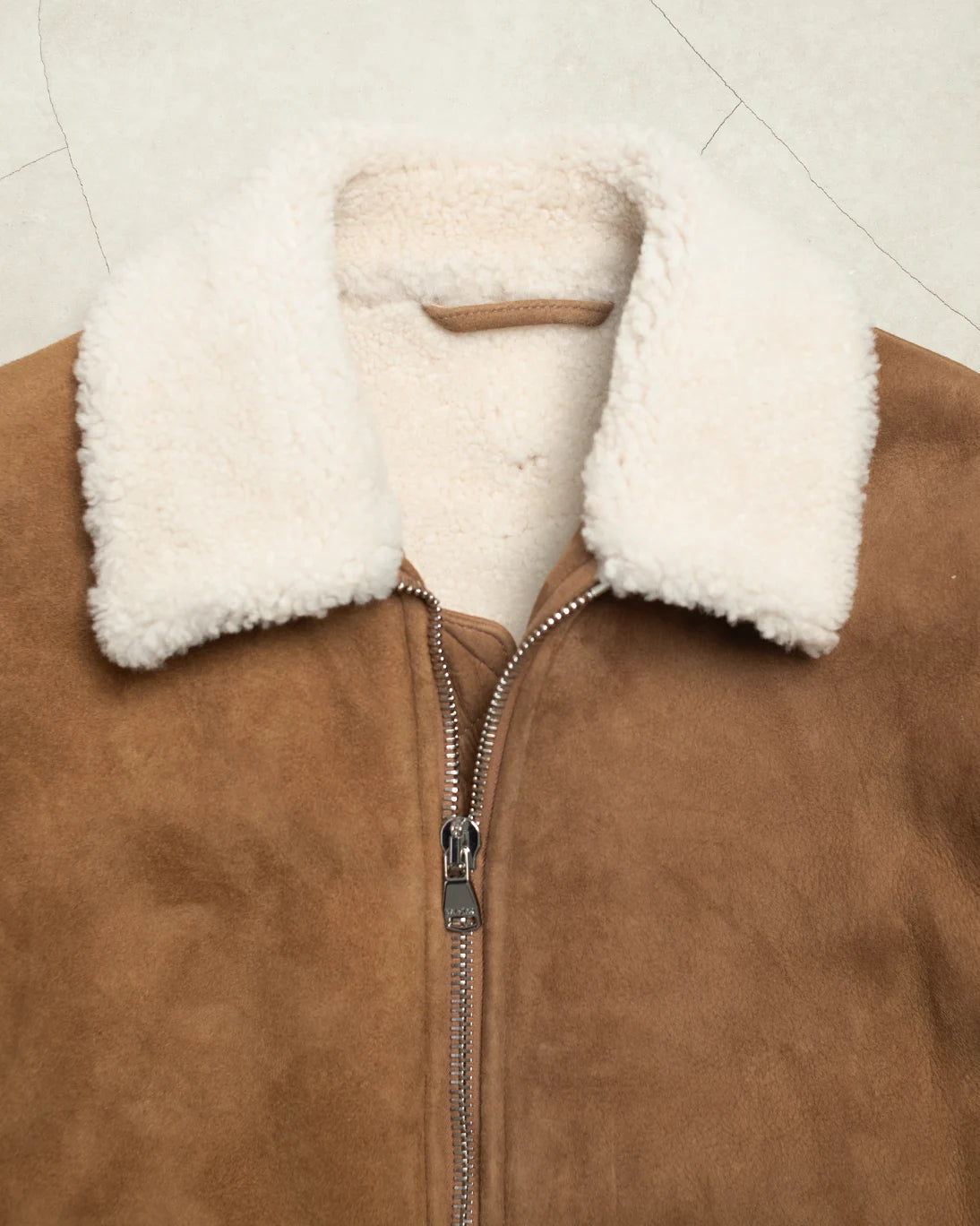 CAZADORA HENRY SUEDE CAMEL VALSTAR