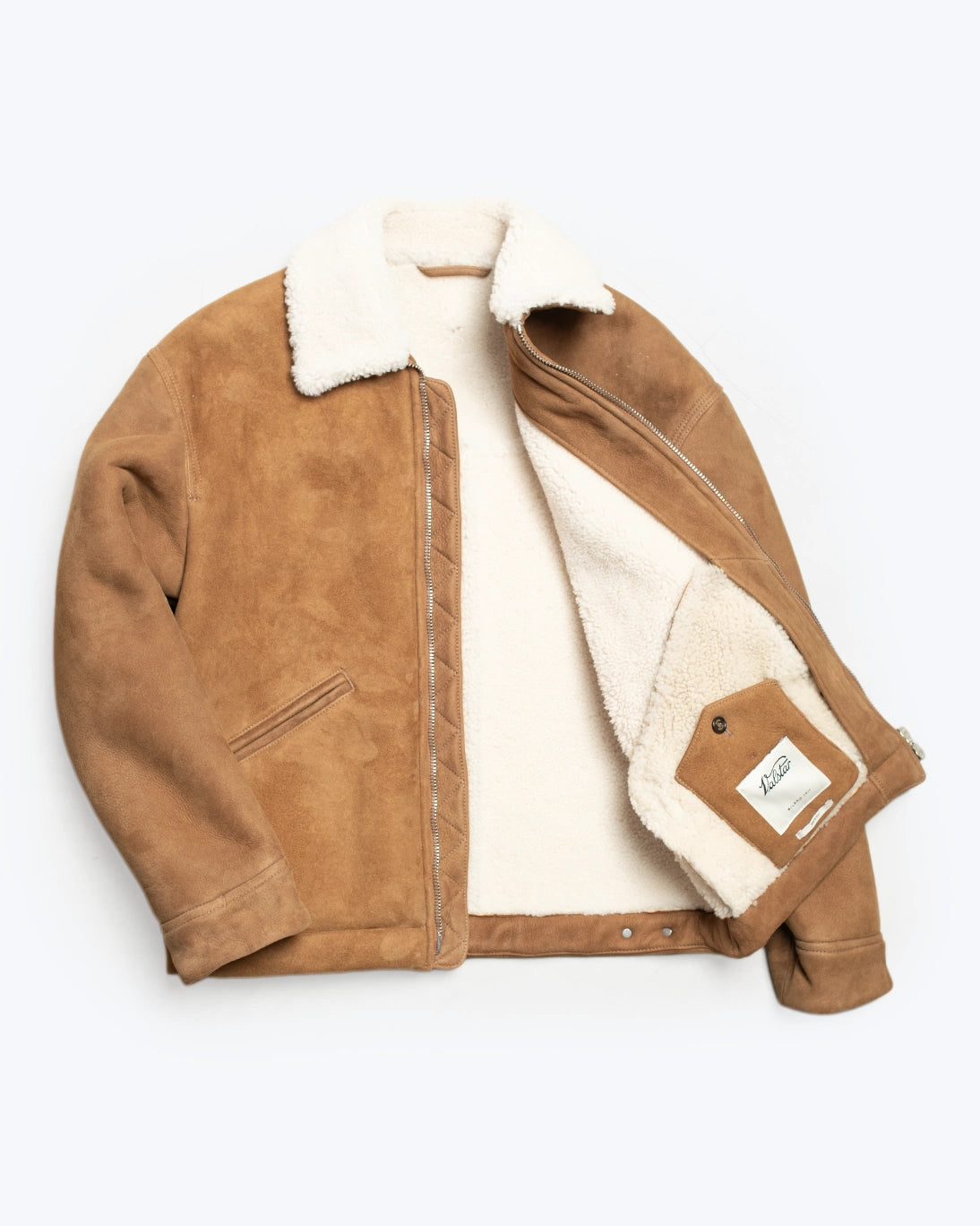CAZADORA HENRY SUEDE CAMEL VALSTAR