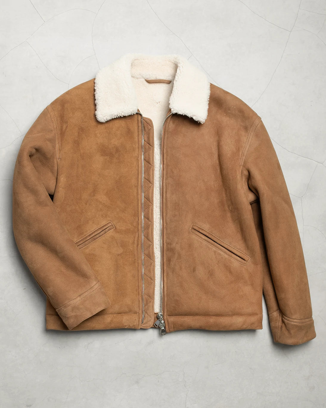 CAZADORA HENRY SUEDE CAMEL VALSTAR