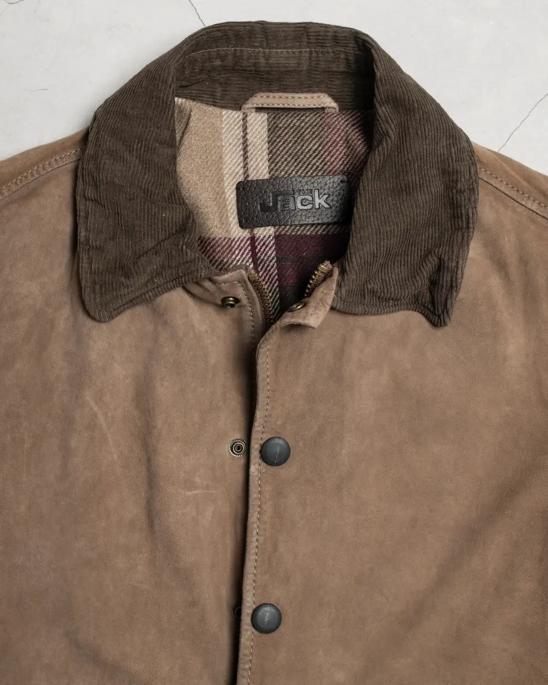 CAZADORA OTTAVIANO MARRÓN CLARO THE JACK LEATHERS
