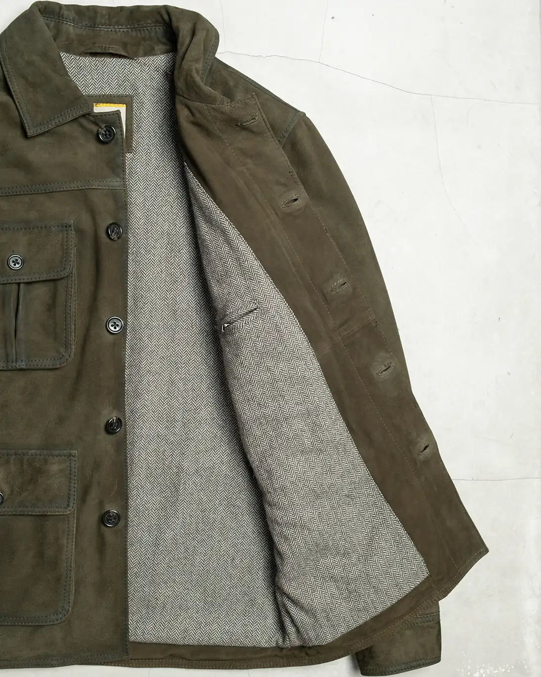 CAZADORA VERDE GIACOMO D´AMICO CUATRO BOLSILLOS
