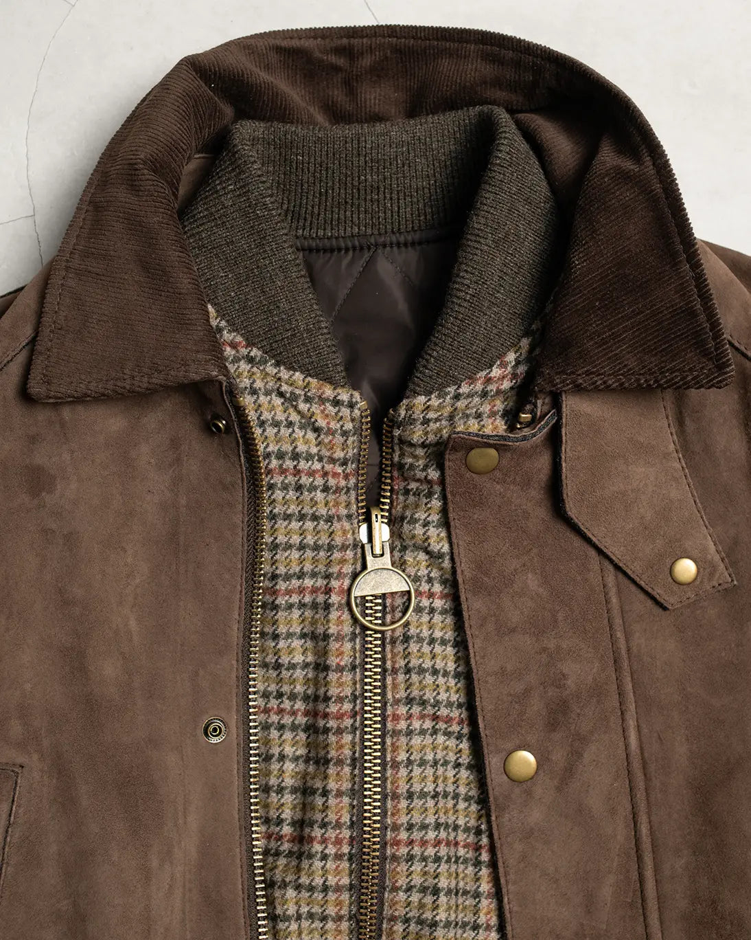 CAZADORA MARRÓN CON CHALECO THE JACK LEATHERS