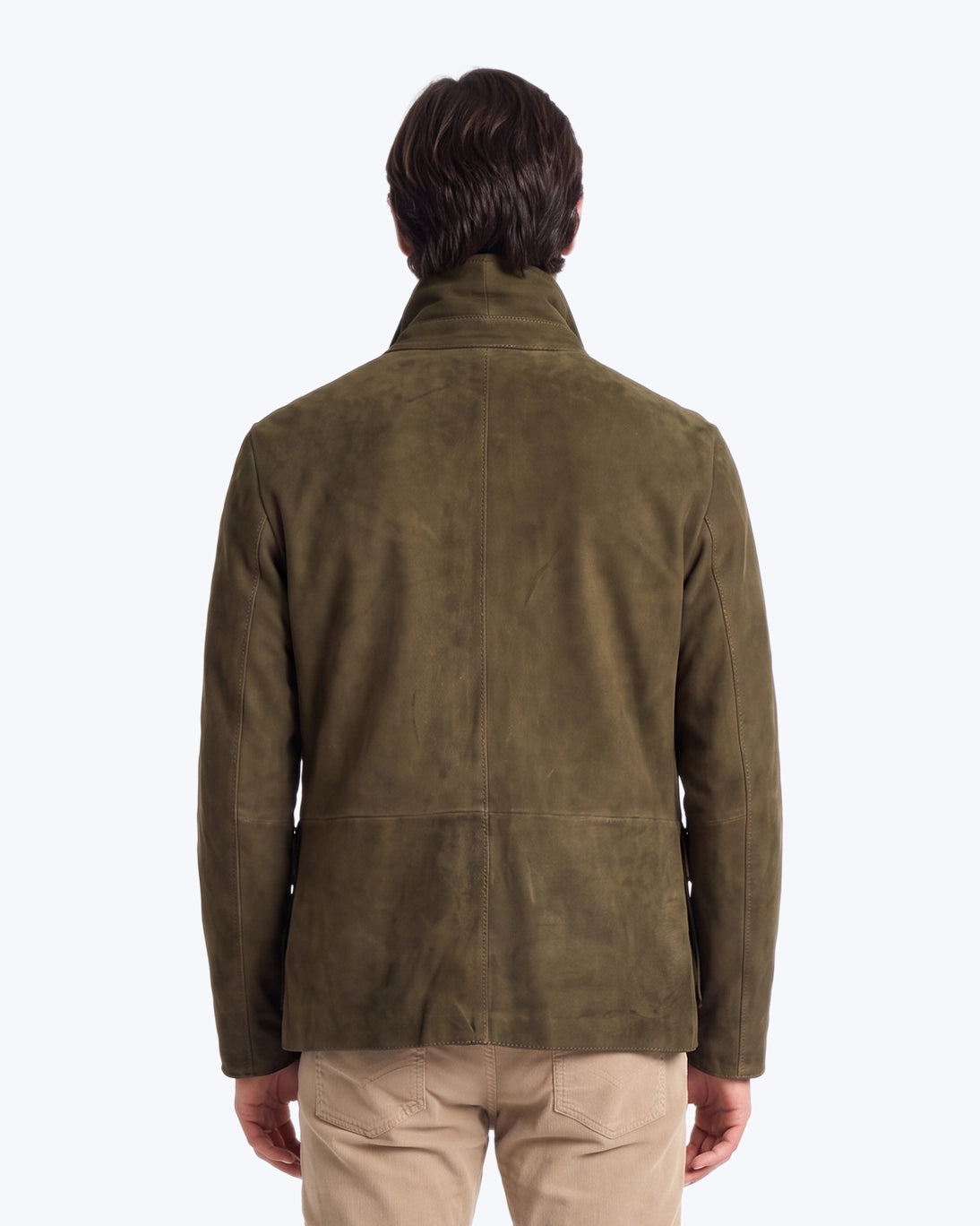 CAZADORA VERDE CON CHALECO THE JACK LEATHERS