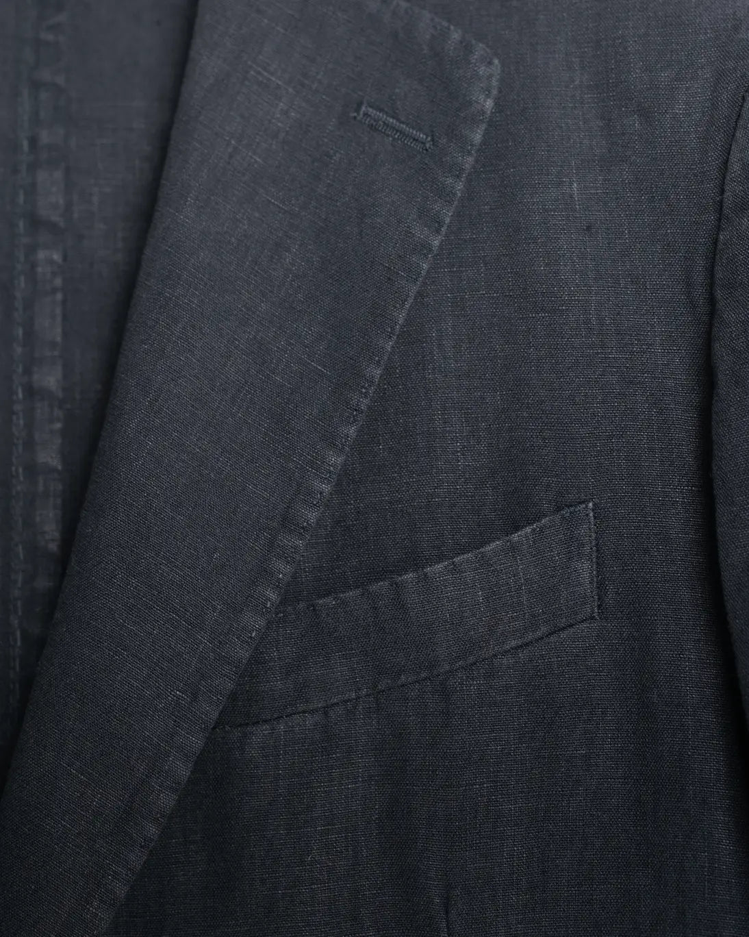 BLAZER DE LINO AZUL SANTANIELLO