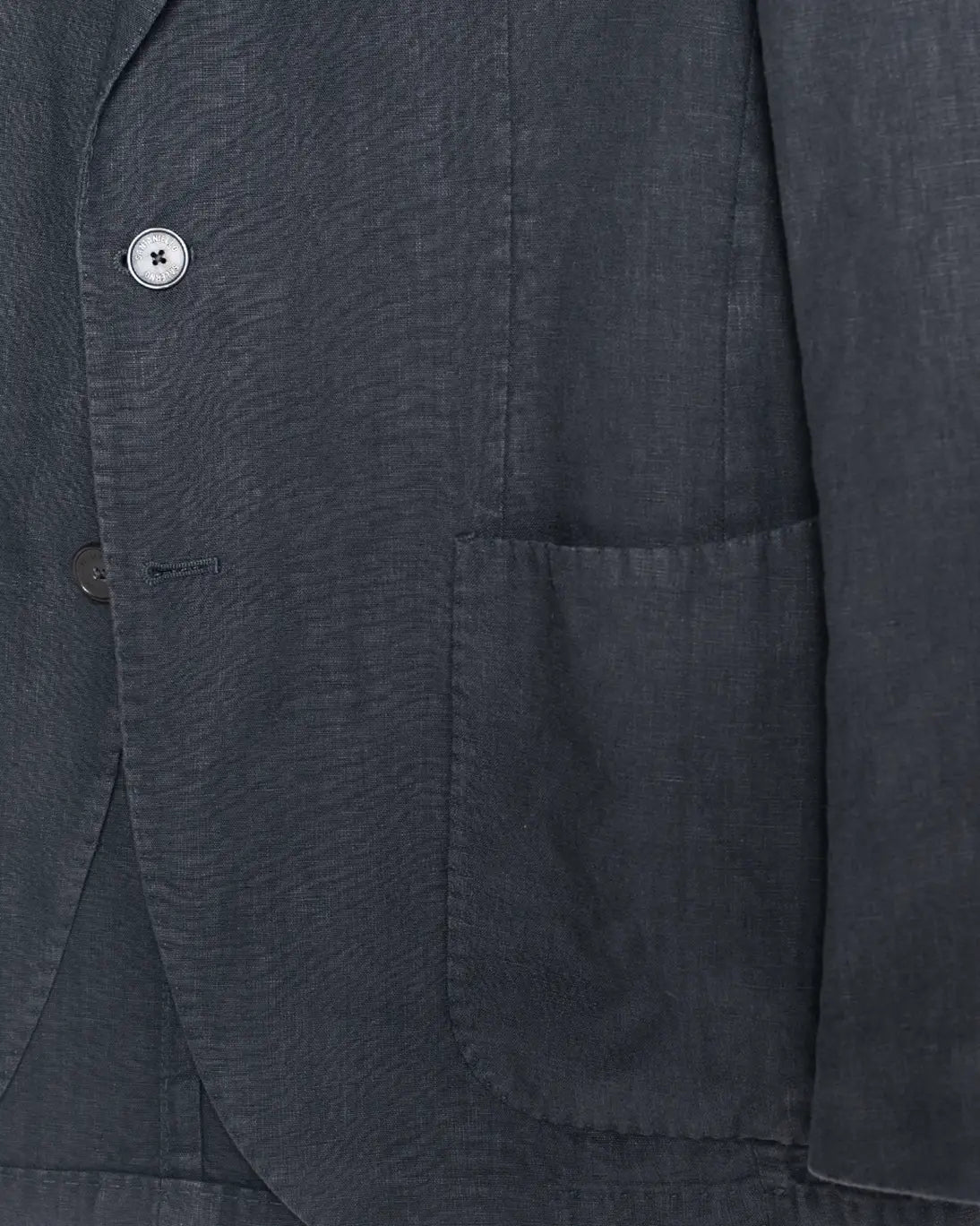 BLAZER DE LINO AZUL SANTANIELLO