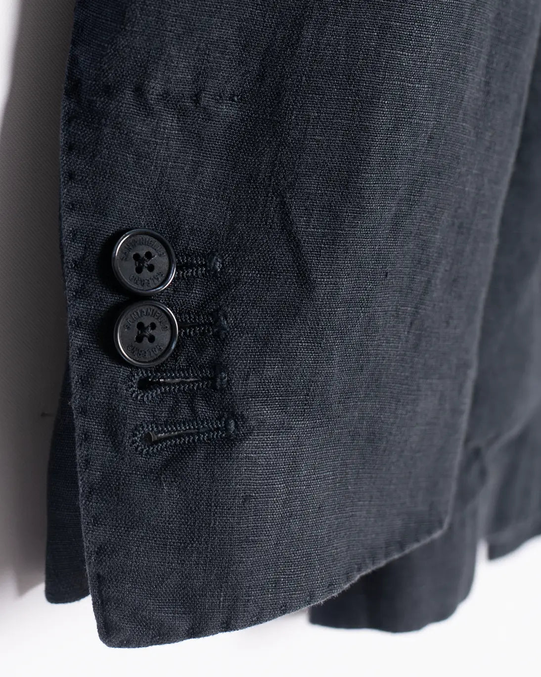 BLAZER DE LINO AZUL SANTANIELLO