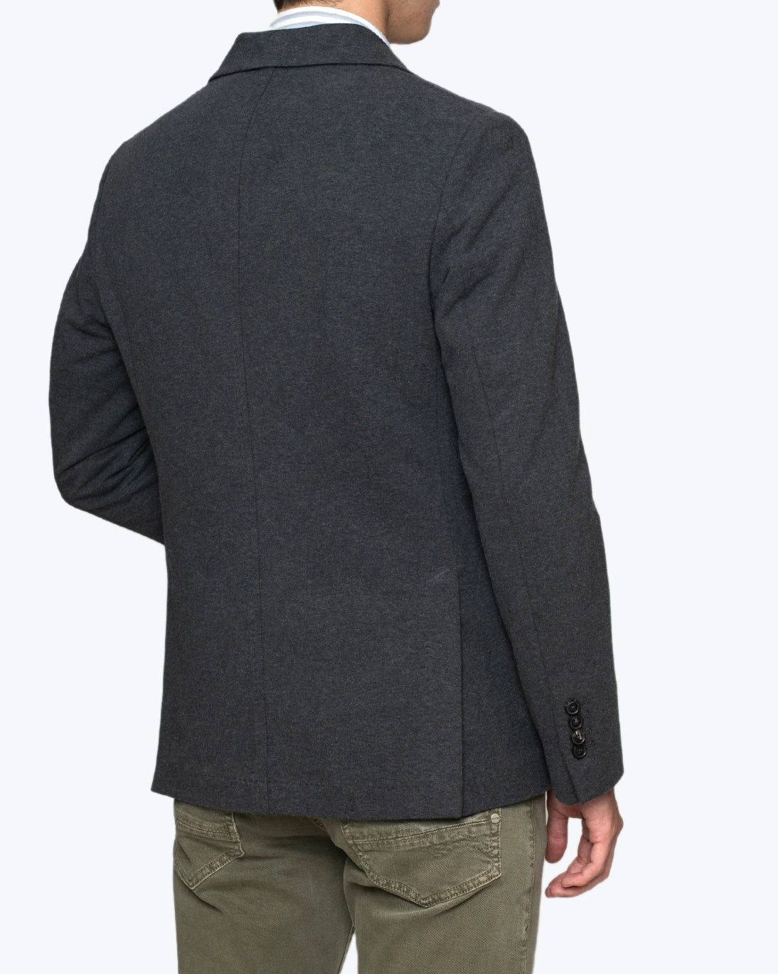 BLAZER DE ALGODÓN GRIS CIRCOLO