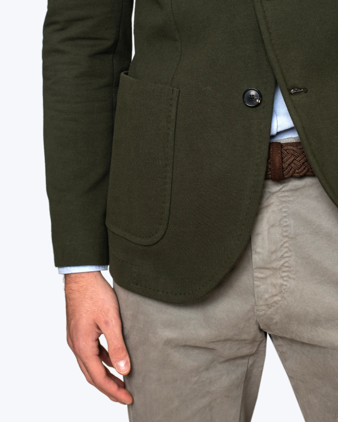 BLAZER VERDE DE ALGODÓN CIRCOLO