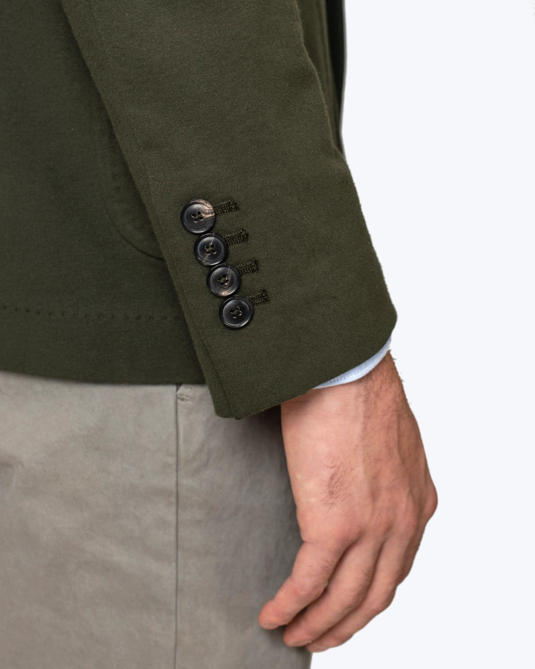 BLAZER VERDE DE ALGODÓN CIRCOLO