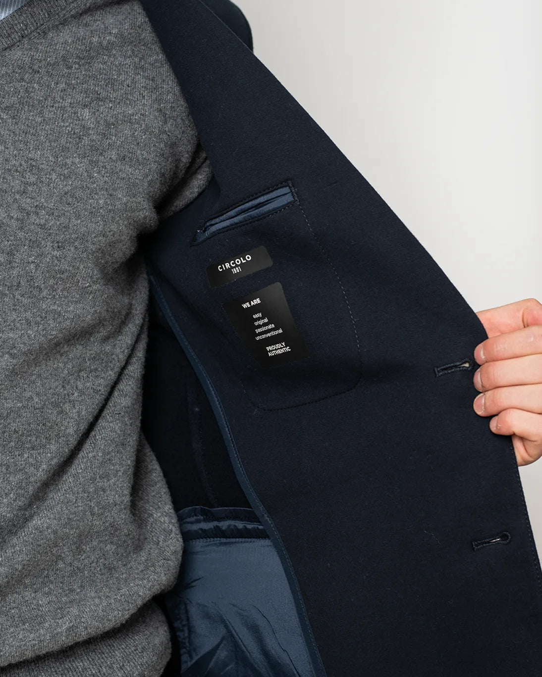 BLAZER NAVY CIRCOLO