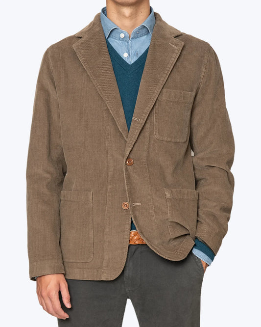 BLAZER DE PANA MARRÓN HARTFORD