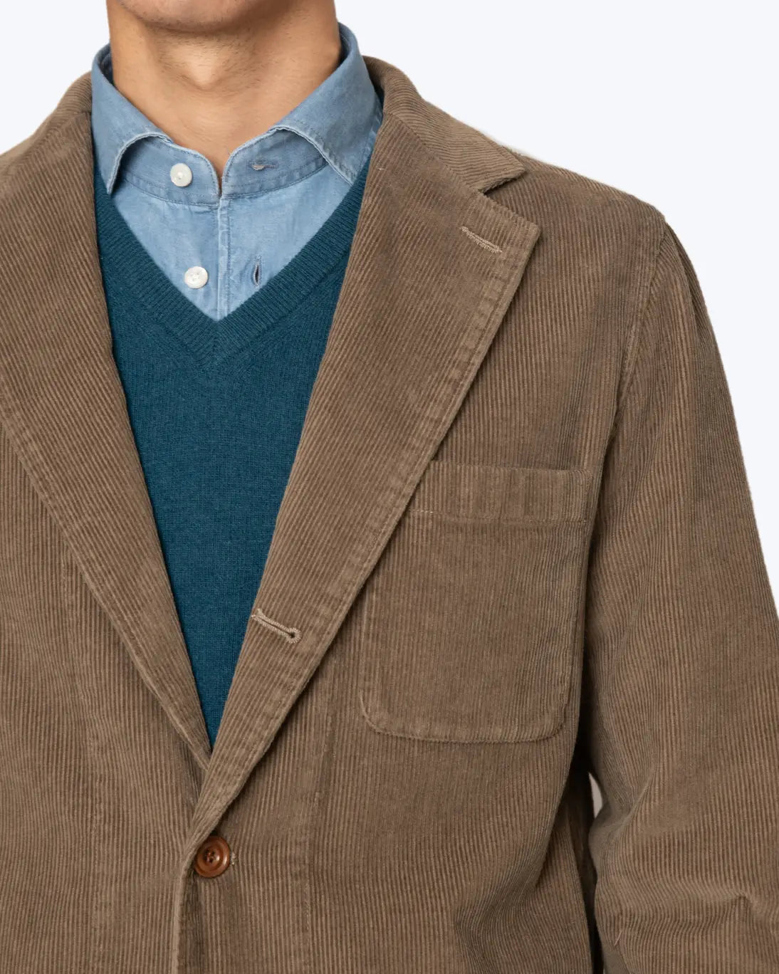 BLAZER DE PANA MARRÓN HARTFORD