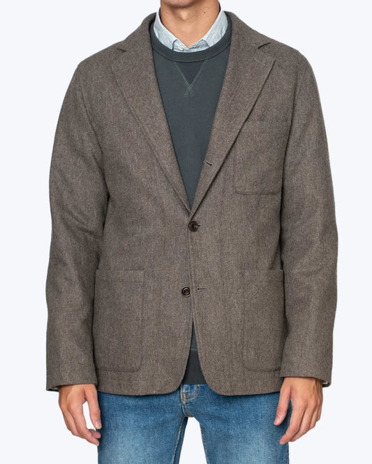 BLAZER DE LANA MARRÓN CLARO HARTFORD