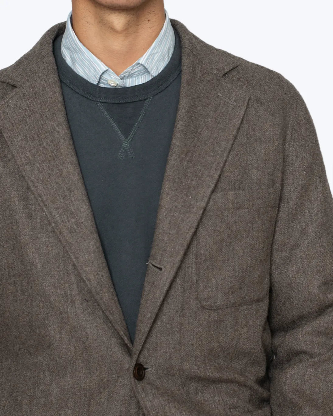 BLAZER DE LANA MARRÓN CLARO HARTFORD