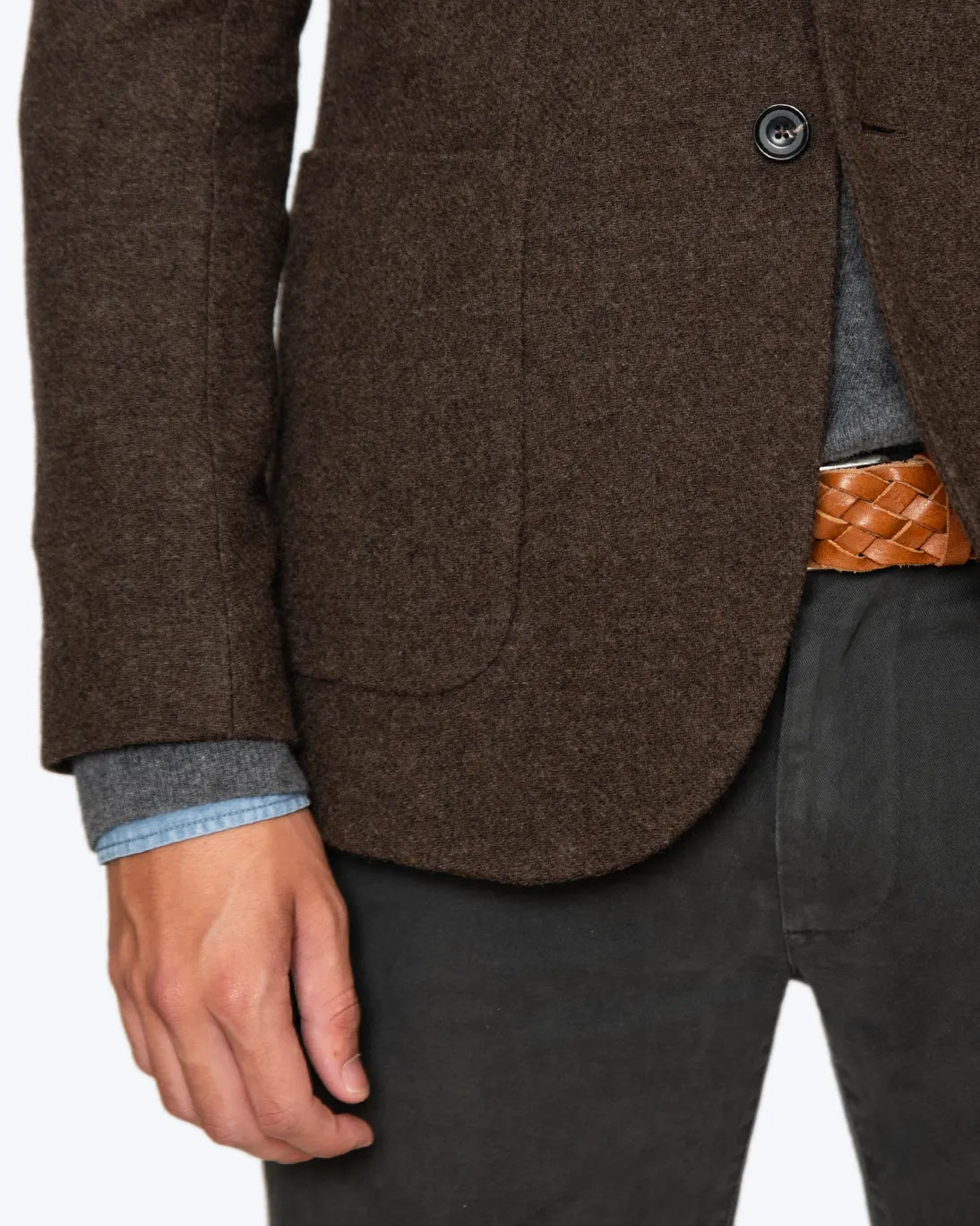 BLAZER DE LANA MARRÓN CIRCOLO
